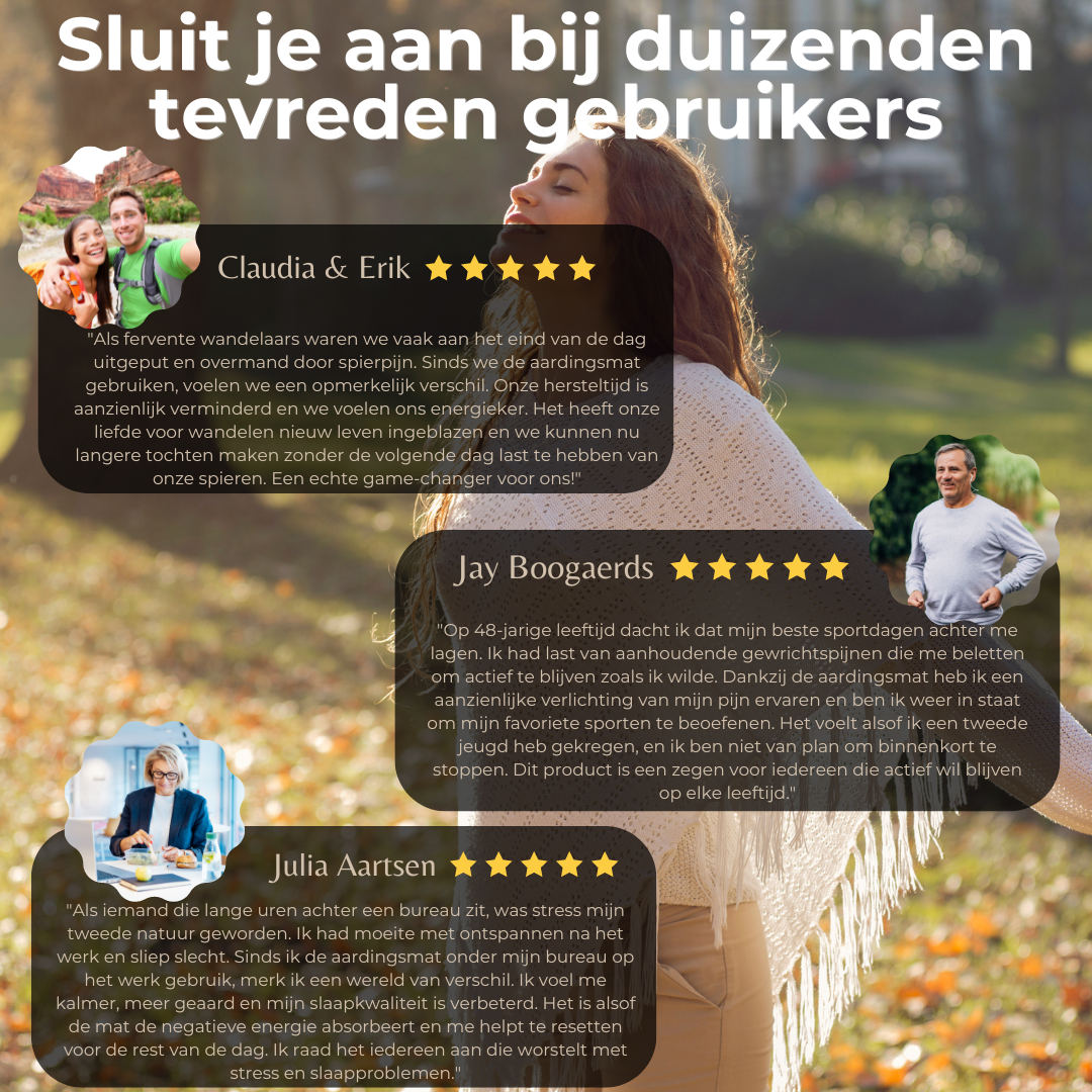 Gloozy Aardingsmat 60x40cm | Met gratis E-book
