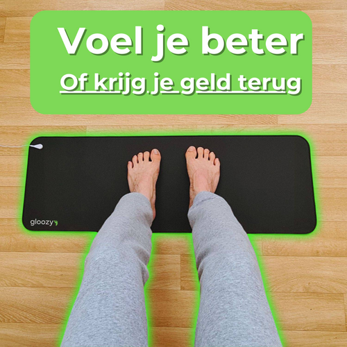 Gloozy Aardingsmat 60x40cm | Met gratis E-book